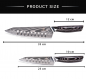 Preview: Größe Damastmesser Chefmesser Küchenmesser Set Damastmesser-Set Santokumesserset.png